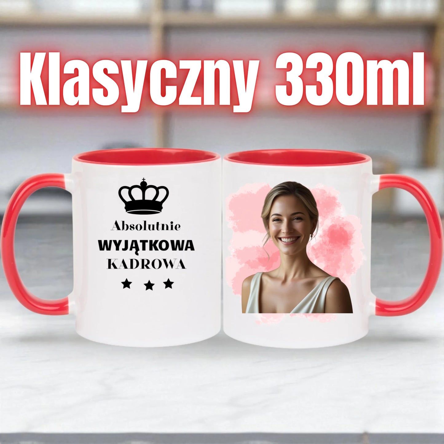 Kubek na prezent z własnym nadrukiem klasyczny 330ml #2