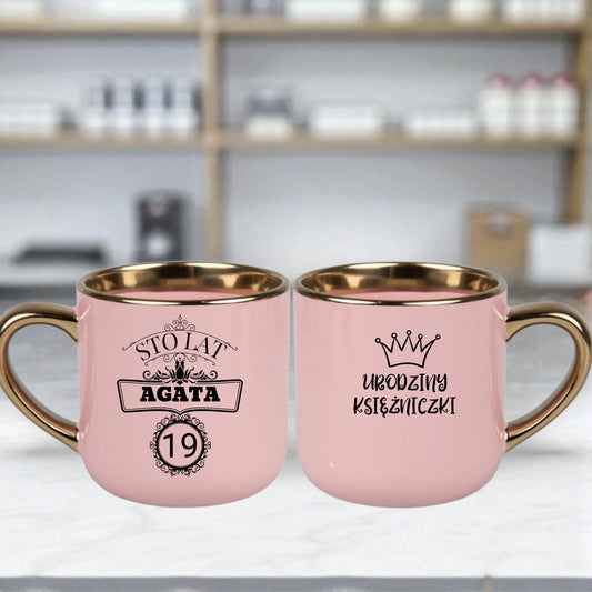 Gotowe wzory kubek elegancki 400ml na urodziny