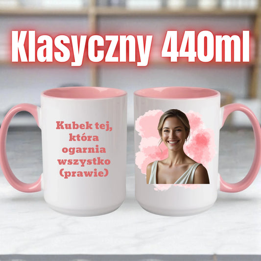 Kubek na prezent z własnym nadrukiem personalizowany 440ml #3