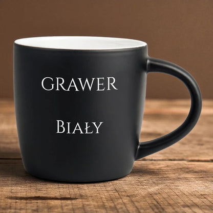 Kubek na prezent dla zakochanych - grawer biały #99