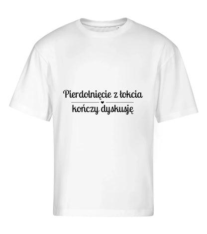 Oversize przód biały