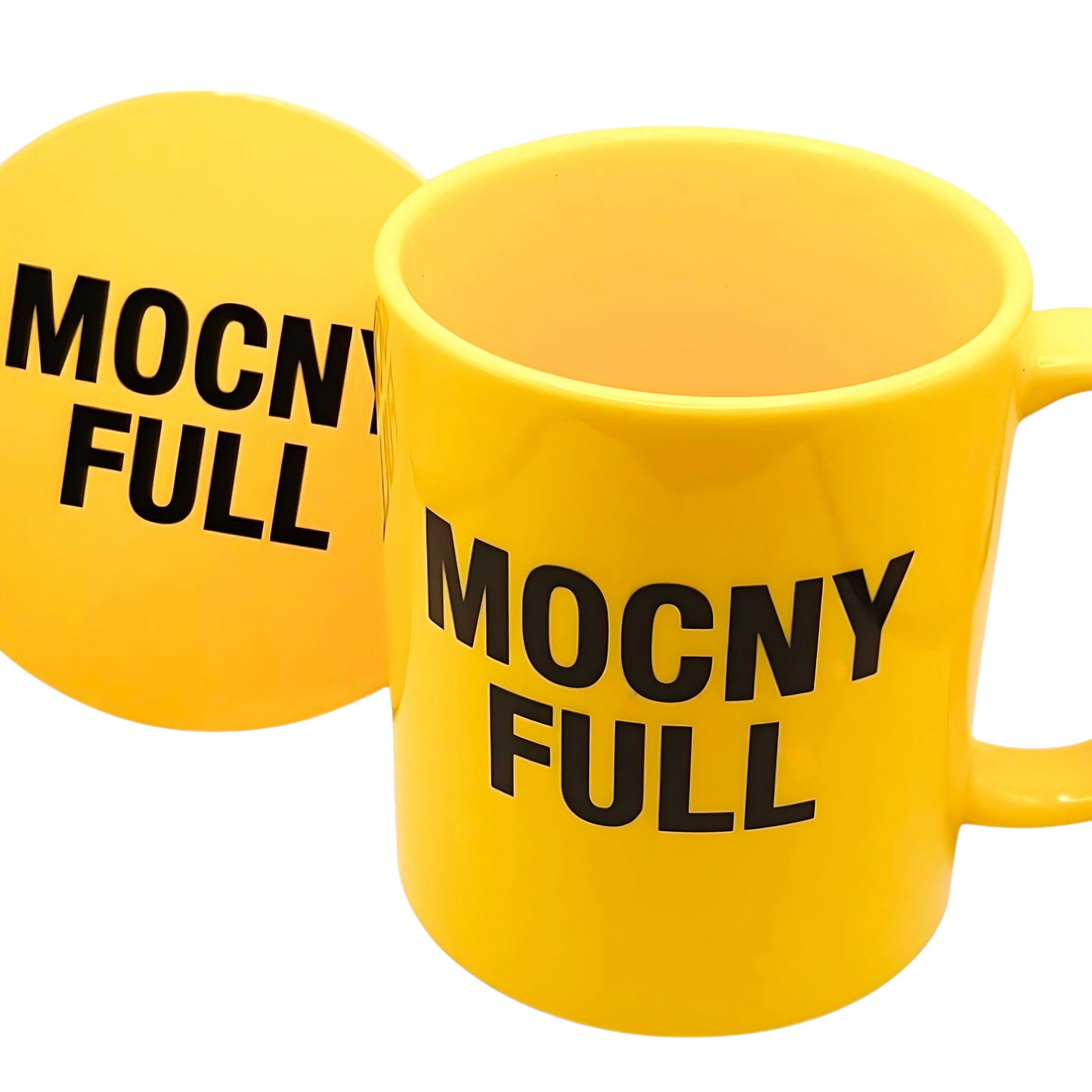 Kubek Mocny Full + podkładka